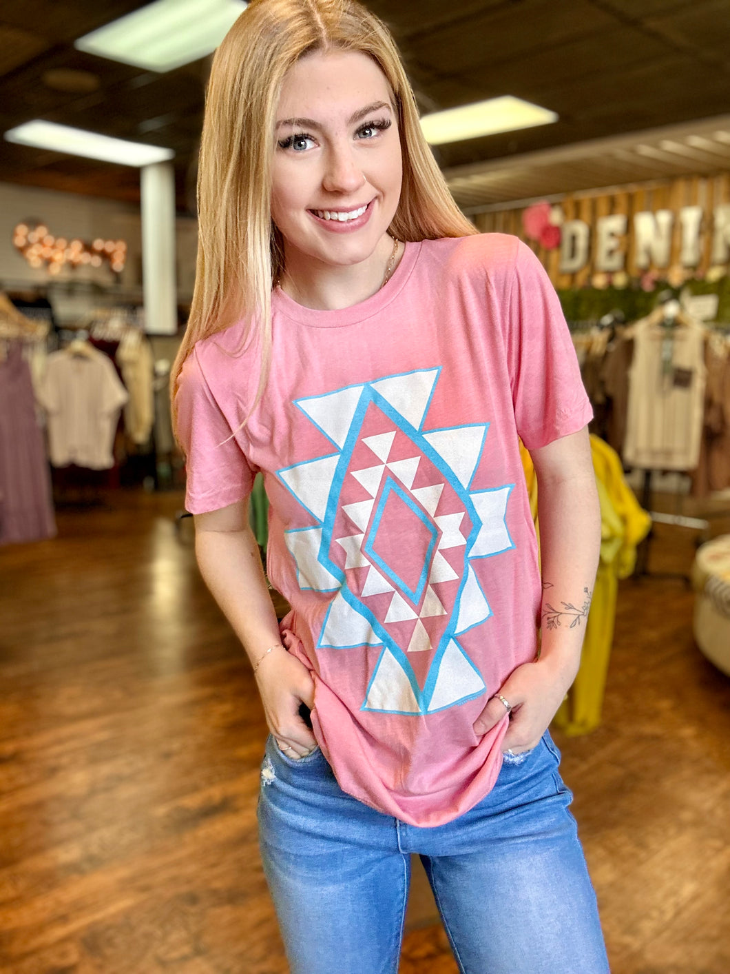 The Ginger Aztec Graphic Tee