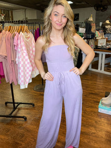 The Lacy Tube Top Jumpsuit