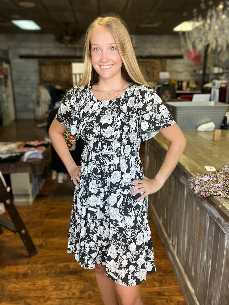 The Fern Floral Dress