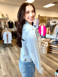 The Tuck Denim Jacket