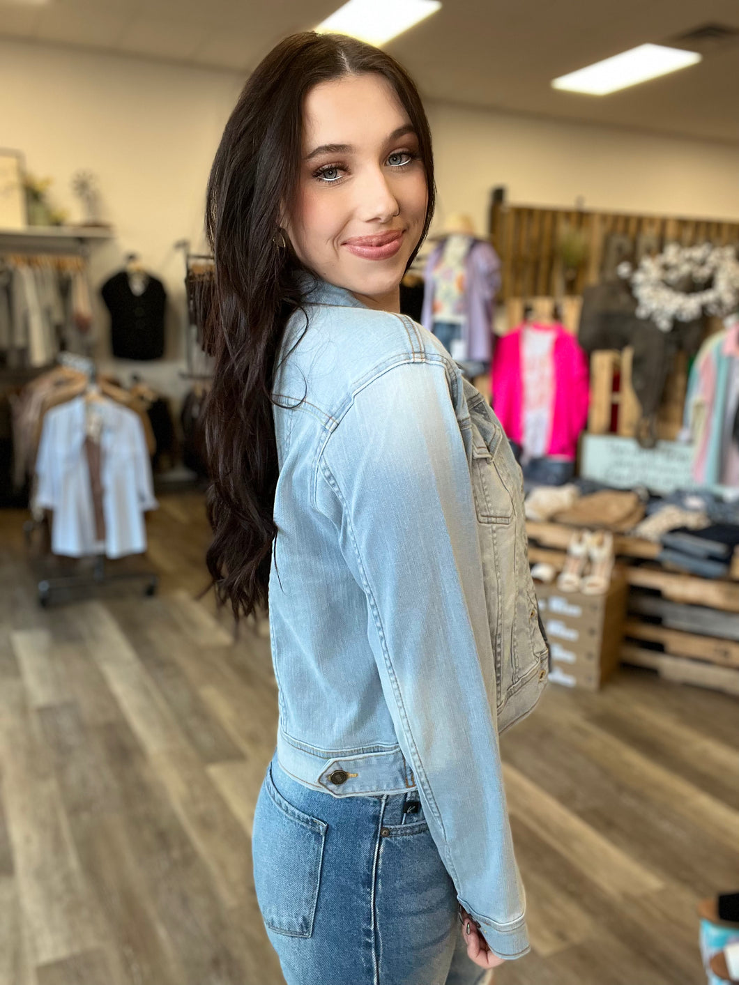 The Tuck Denim Jacket