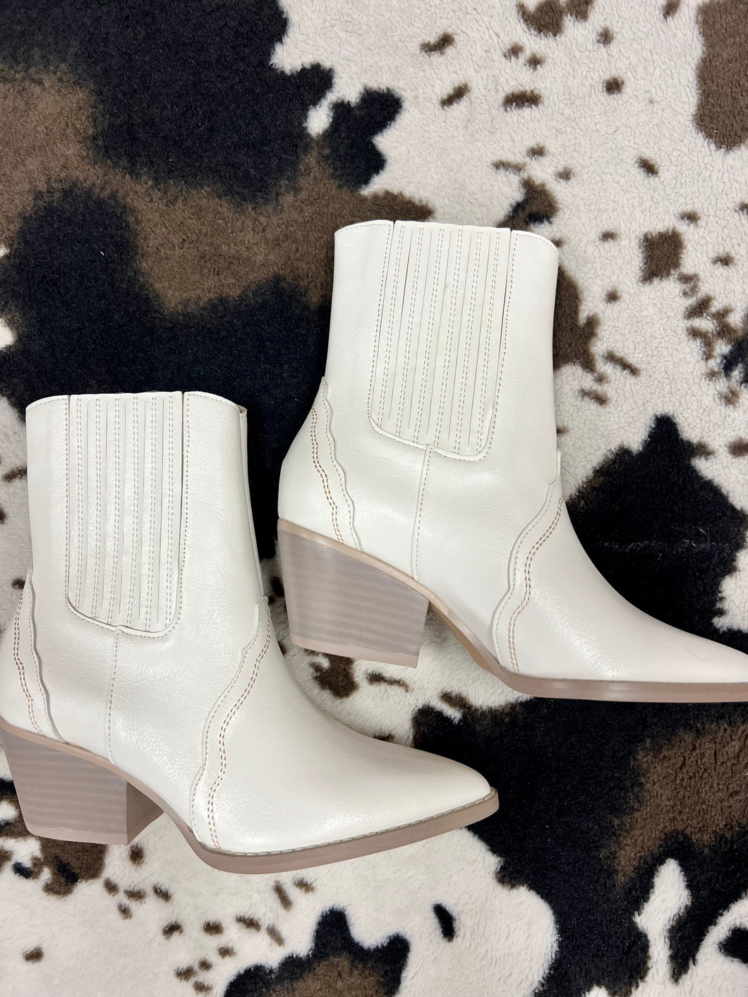 The Dawn Paneled Western Bootie