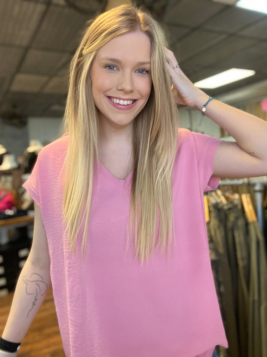 The Ashley V Neck Top