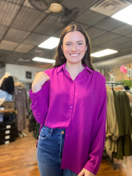The Button Cuff Top