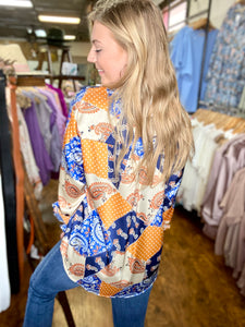 The Patchwork Button Up