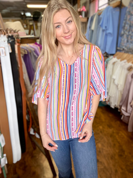 The Emily Striped Blouse