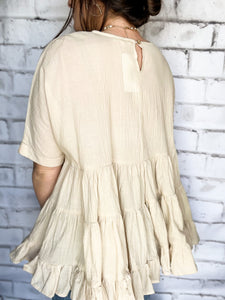 The Cotton Ruffle Top